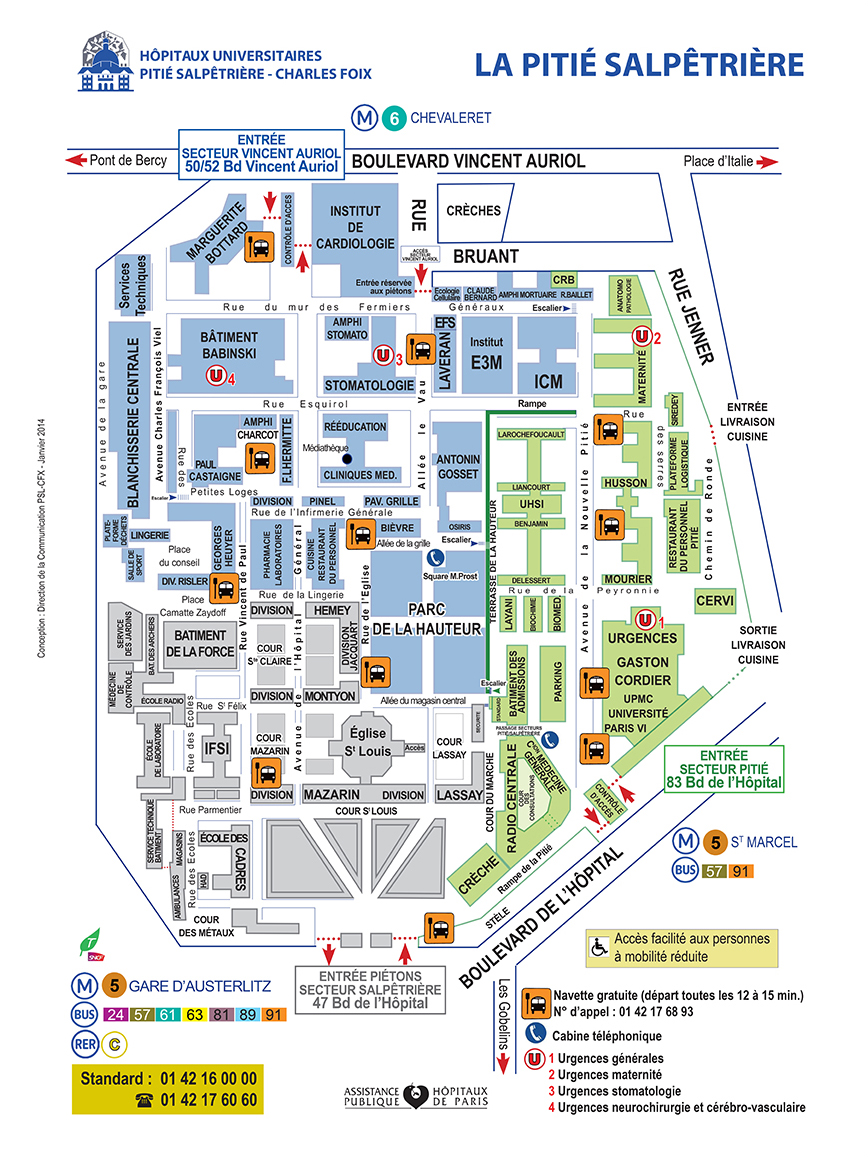 Plan IUC AP-HP Pitié-Salpêtrière